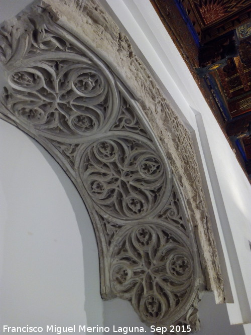 Palacio del Condestable Iranzo - Palacio del Condestable Iranzo. Arco mudjar