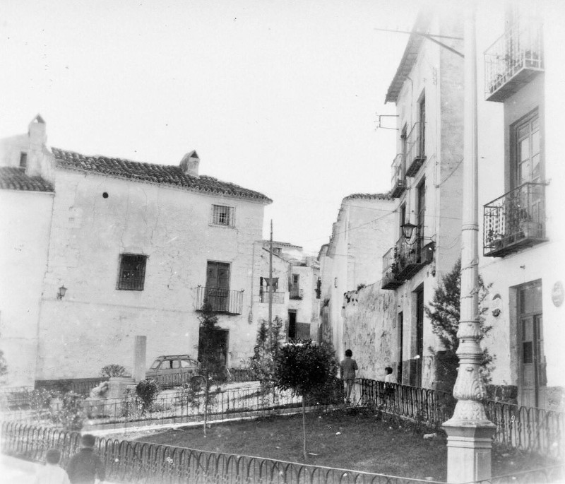 Plaza de la Magdalena - Plaza de la Magdalena. Foto antigua. Archivo IEG