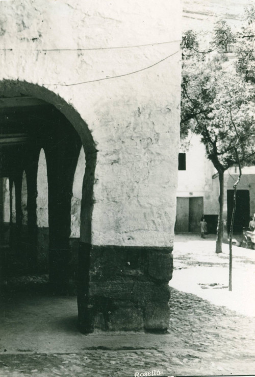 Plaza de la Magdalena - Plaza de la Magdalena. Foto antigua. Fotografa de Jaime Rosell Caada. Archivo IEG