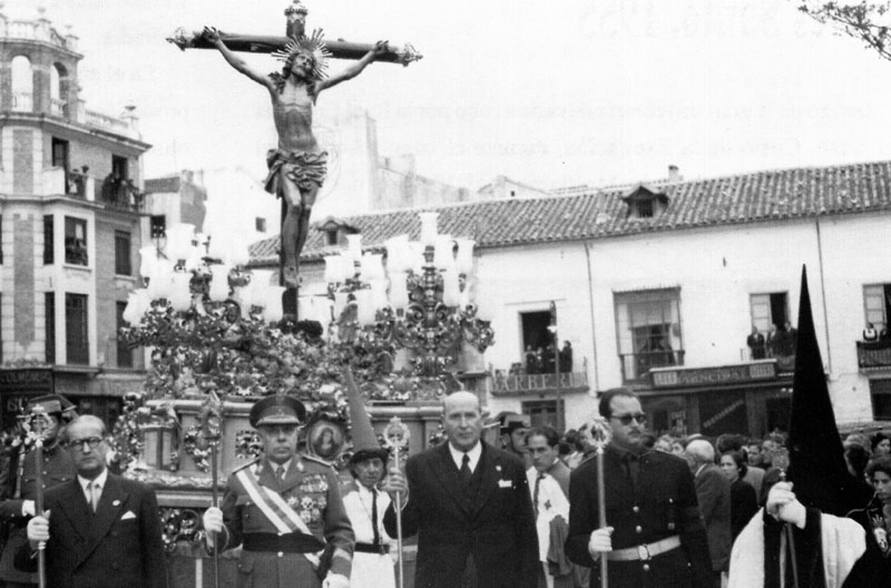 Plaza de San Francisco - Plaza de San Francisco. Smo. Cristo de la Expiracin 1957