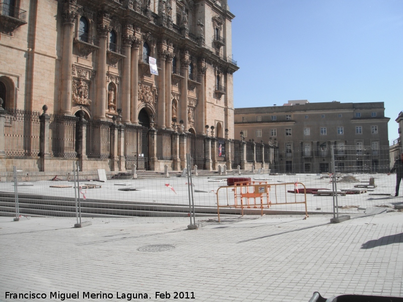 Plaza de Santa Mara - Plaza de Santa Mara. En obras