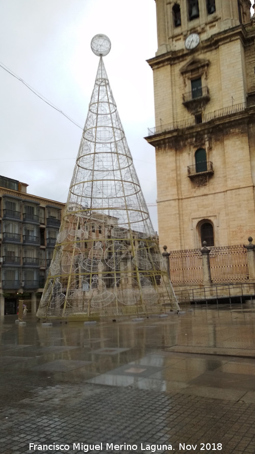 Plaza de Santa Mara - Plaza de Santa Mara. rbol de Navidad