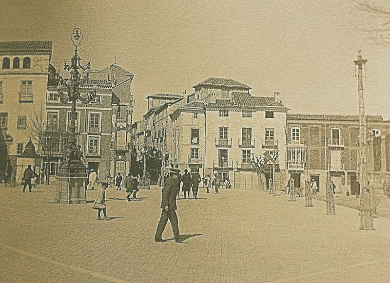 Plaza de Santa Mara - Plaza de Santa Mara. Foto antigua