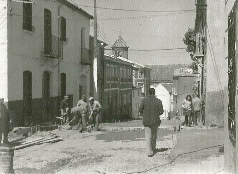 Calle Risquillo - Calle Risquillo. Foto antigua. Foto de Pedro Merino Megas