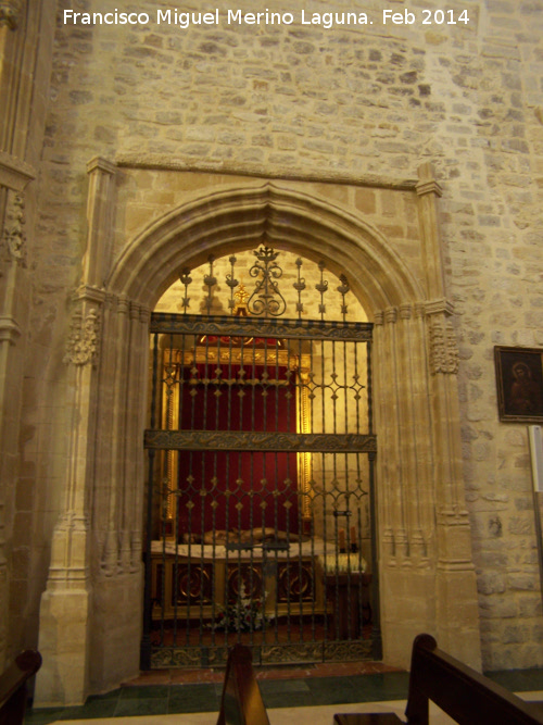 Colegiata de Santa Mara de los Reales Alczares. Capilla del Yaciente - Colegiata de Santa Mara de los Reales Alczares. Capilla del Yaciente. 