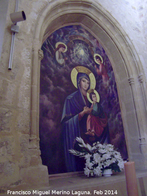 Colegiata de Santa Mara de los Reales Alczares. Capilla del Yaciente - Colegiata de Santa Mara de los Reales Alczares. Capilla del Yaciente. Lateral