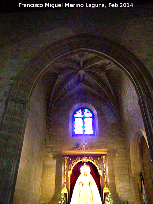 Colegiata de Santa Mara de los Reales Alczares. Capilla de San Sebastin - Colegiata de Santa Mara de los Reales Alczares. Capilla de San Sebastin. 