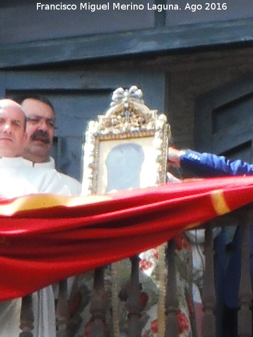 Santo Rostro - Santo Rostro. Obstensin del Santo Rostro en el Balcn de la Fachada Gtica