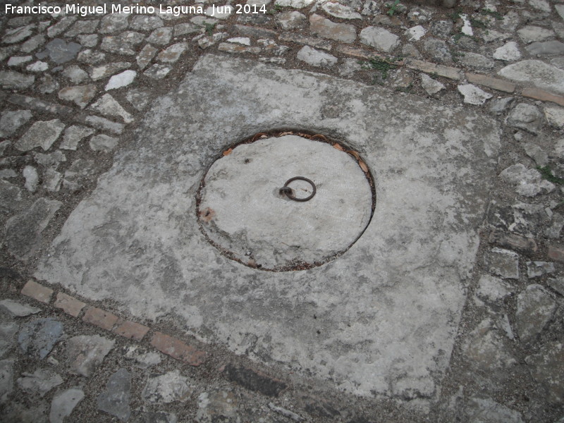 Palacio de Villardompardo - Palacio de Villardompardo. Alcantarilla del patio lateral