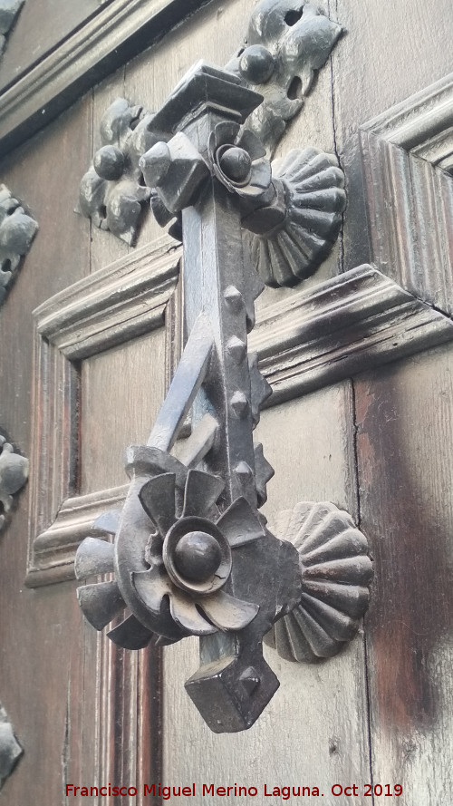 Aldaba - Aldaba. Palacio Vela de los Cobos - beda