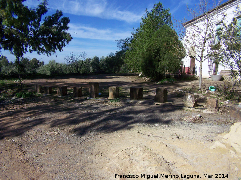 Era del Salido Alto - Era del Salido Alto. Pilares reutilizados