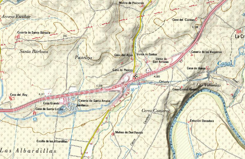 Casa de Postas - Casa de Postas. Mapa