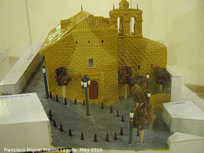 Iglesia de San Pedro - Iglesia de San Pedro. Maqueta de platilina de Agustn Garzn