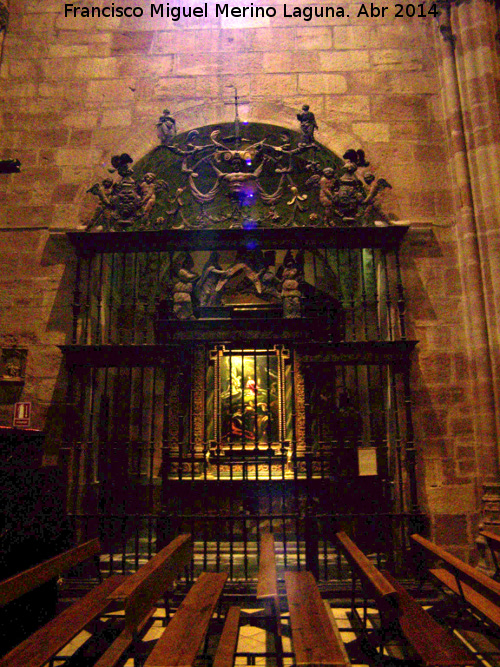 Iglesia de Santa Mara. Capilla de San Ildefonso - Iglesia de Santa Mara. Capilla de San Ildefonso. Reja