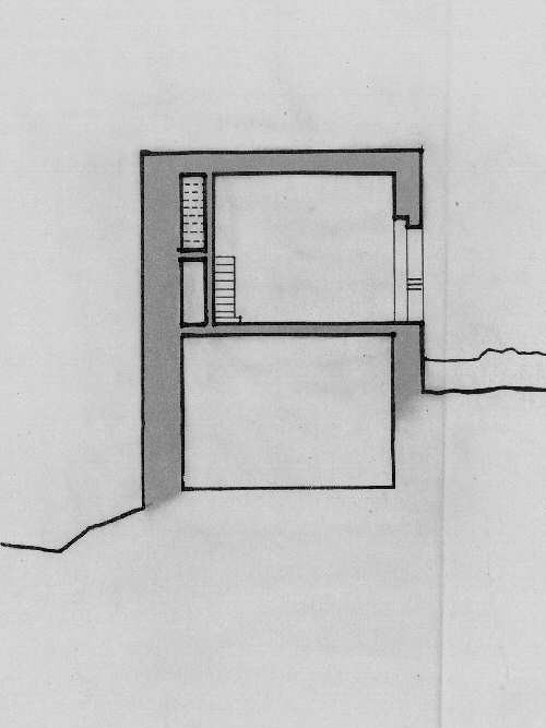 Castillo Nuevo de Santa Catalina. Torre de la Vela - Castillo Nuevo de Santa Catalina. Torre de la Vela. Plano seccin. IPCE 1962