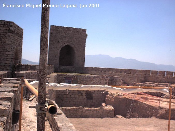 Castillo Nuevo de Santa Catalina. Patio Superior - Castillo Nuevo de Santa Catalina. Patio Superior. Excavacin arqueolgica