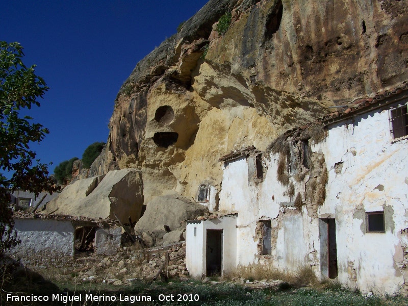 Oratorio visigodo de Giribaile. Receptorio - Oratorio visigodo de Giribaile. Receptorio. Derrumbe