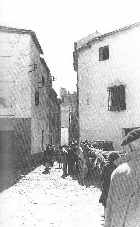 Plaza de los Hurfanos - Plaza de los Hurfanos. Foto antigua. Entrada a la Calle de los Hurfanos