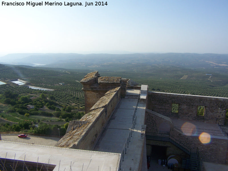 Castillo de Sabiote. Torre del Homenaje - Castillo de Sabiote. Torre del Homenaje. Vistas