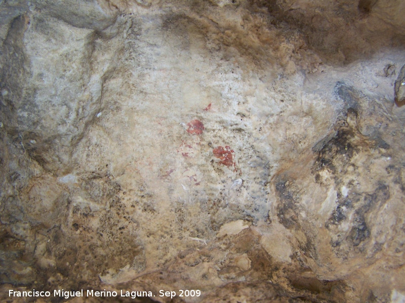 Pinturas rupestres del Abrigo de la Cantera - Pinturas rupestres del Abrigo de la Cantera. Puntos