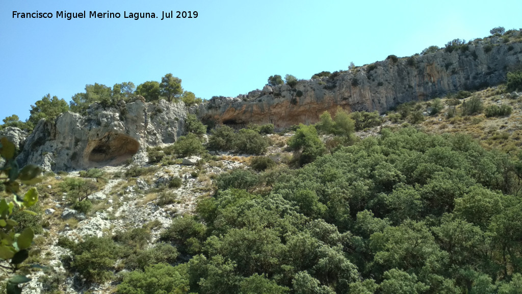 Pinturas rupestres del Abrigo de la Sarga - Pinturas rupestres del Abrigo de la Sarga. Abrigos