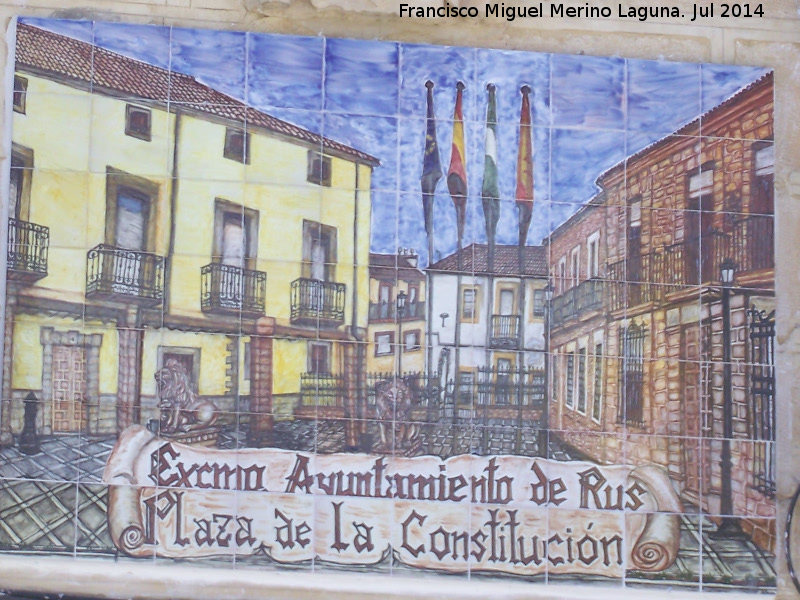 Plaza de la Constitucin - Plaza de la Constitucin. Azulejos