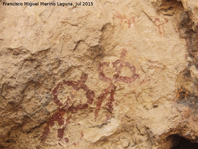 Pinturas rupestres de la Cueva de la Graja-Grupo VIII - Pinturas rupestres de la Cueva de la Graja-Grupo VIII. 