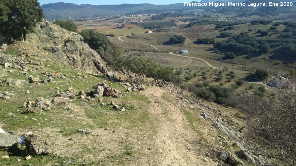 Cerro de la Gineta - Cerro de la Gineta. Vistas hacia Mures
