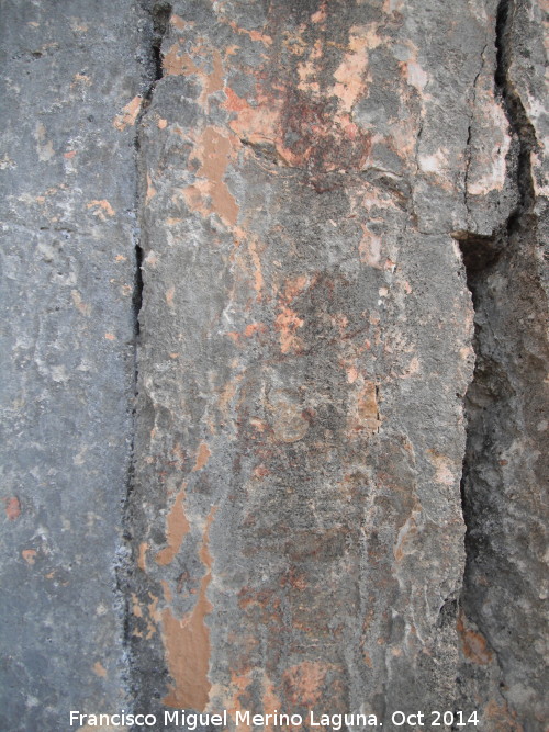 Pinturas rupestres de la Piedra Granadina I - Pinturas rupestres de la Piedra Granadina I. Parte baja del panel