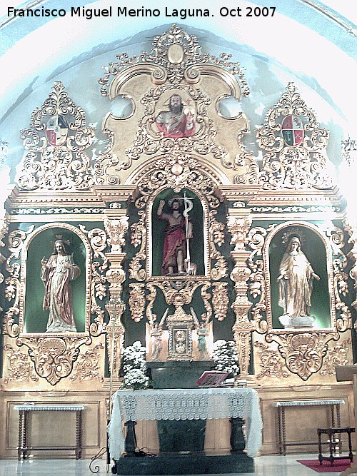 Iglesia de San Juan Bautista - Iglesia de San Juan Bautista. Retablo