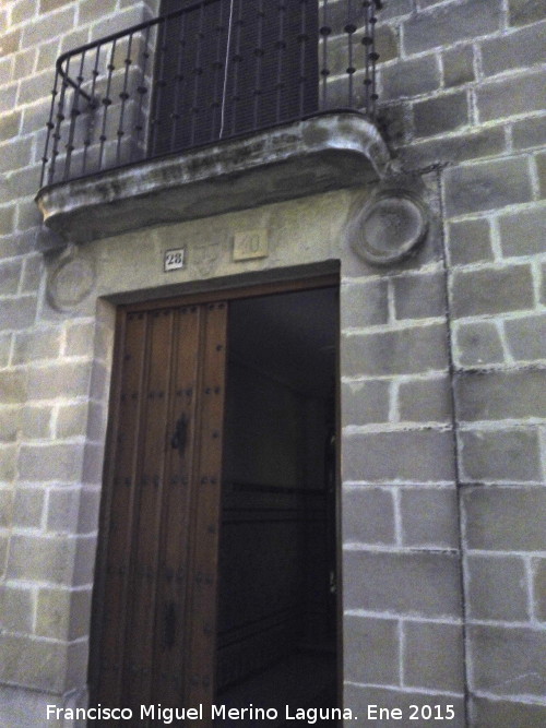 Casa de la Calle el Carmen n 40 - Casa de la Calle el Carmen n 40. Portada