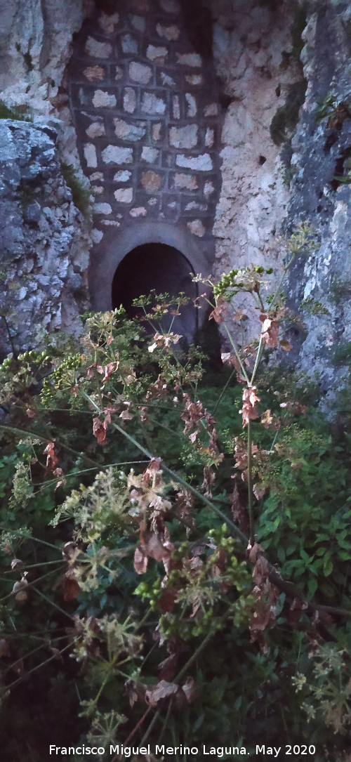 Camino de la Canalizaci�n de Los Villares - Camino de la Canalizaci�n de Los Villares. T�nel despu�s del confinamiento