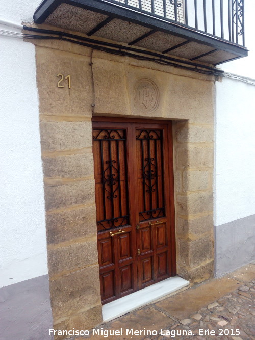 Casa de la Calle Gallo n 21 - Casa de la Calle Gallo n 21. Portada