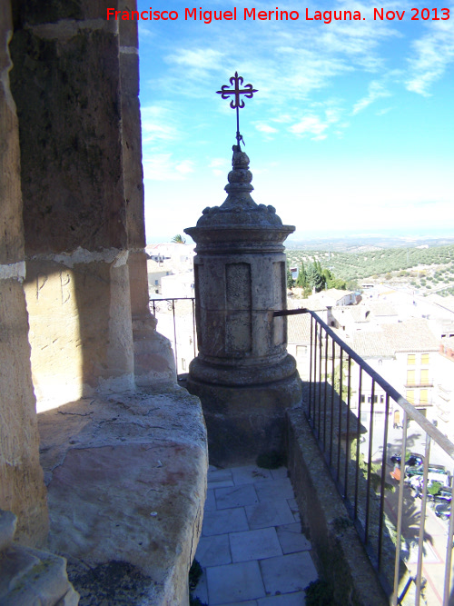 Iglesia de Santa Marta - Iglesia de Santa Marta. Barandilla de la torre