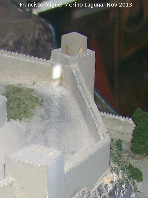 Castillo de la Villa. Torre�n Campanario - Castillo de la Villa. Torre�n Campanario. Maqueta
