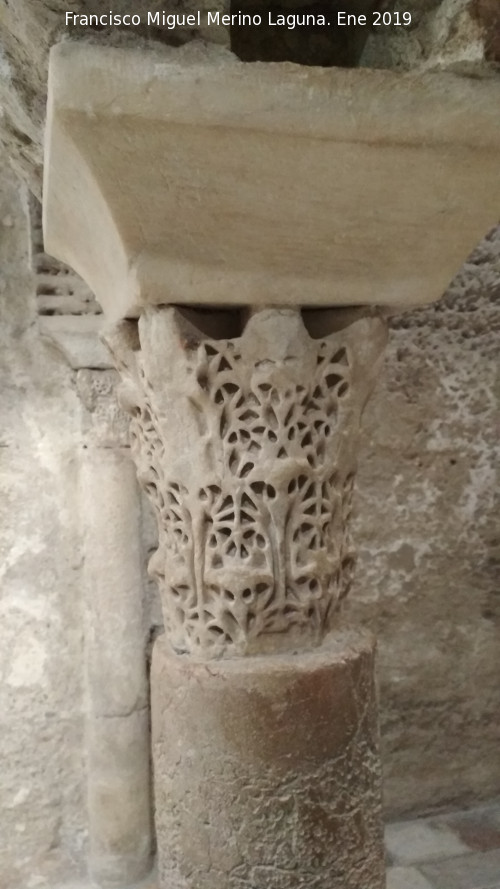 Baos rabes del Bauelo - Baos rabes del Bauelo. Capitel