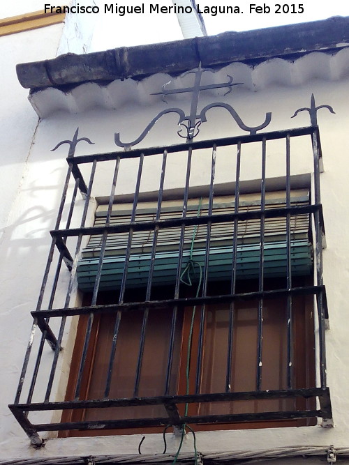 Casa de la Calle Paraso n 5 - Casa de la Calle Paraso n 5. Reja izquierda