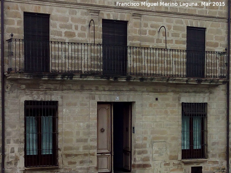 Casa de la Acera de la Magdalena n 12 - Casa de la Acera de la Magdalena n 12. Balcn corrido