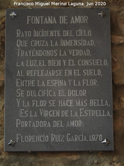 Ermita de la Virgen de la Estrella - Ermita de la Virgen de la Estrella. Poema
