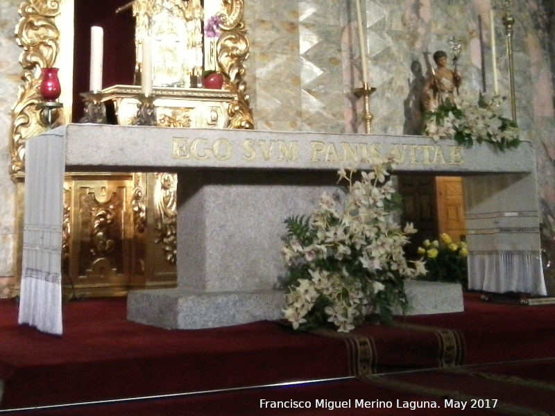 Iglesia de San Juan Bautista - Iglesia de San Juan Bautista. Altar