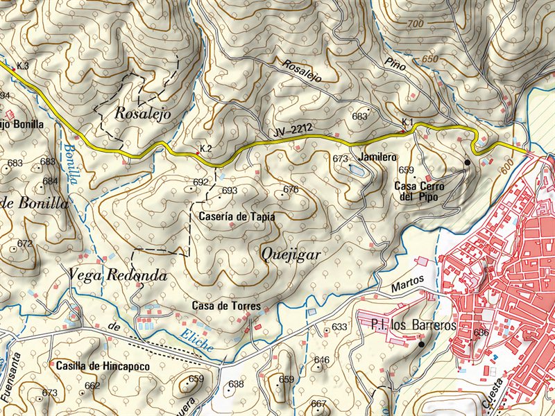 Casera de Tapia - Casera de Tapia. Mapa