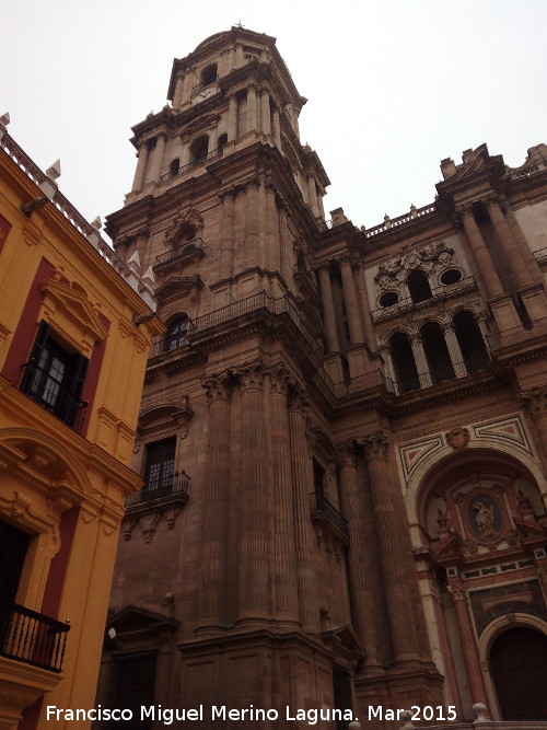 Catedral de Mlaga - Catedral de Mlaga. Torre campanario