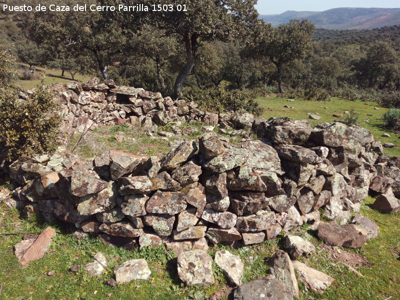 Puesto de caza del Cerro de la Parrilla - Puesto de caza del Cerro de la Parrilla. 