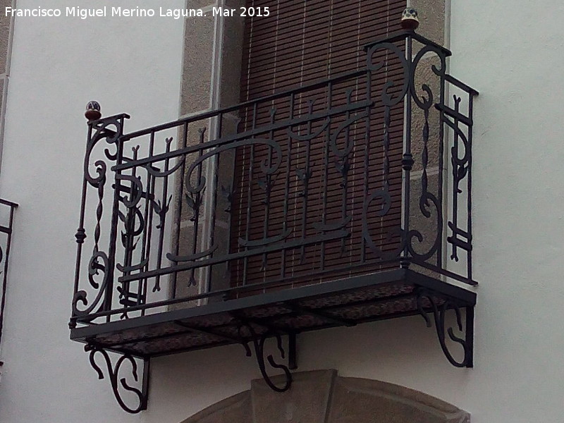 Casa de Francisco Estrella Zarco - Casa de Francisco Estrella Zarco. Balcn