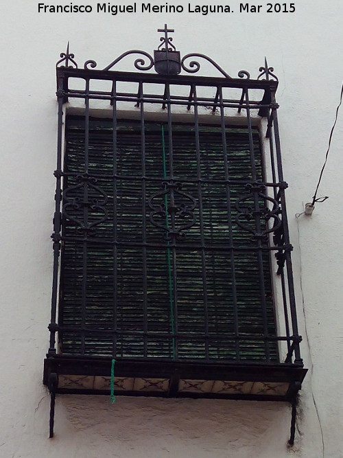Casa de la Calle San Antonio n 12 - Casa de la Calle San Antonio n 12. Reja monumental