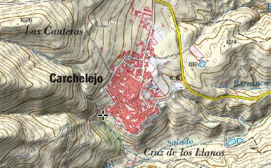 Fuente de Carchelejo - Fuente de Carchelejo. Mapa