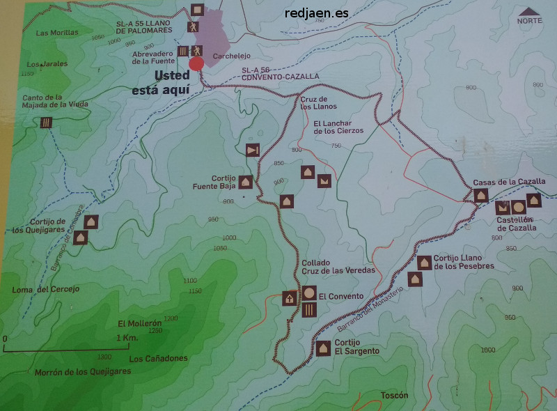 Fuente de Carchelejo - Fuente de Carchelejo. Mapa