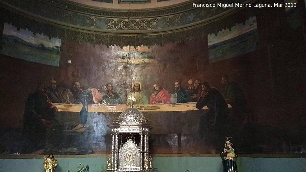 Iglesia de Ntra Sra de la Asuncin - Iglesia de Ntra Sra de la Asuncin. Santa Cena de Julio Romero de Torres