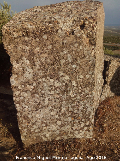 Nido de Ametralladoras Carrajan - Nido de Ametralladoras Carrajan. Inscripcin