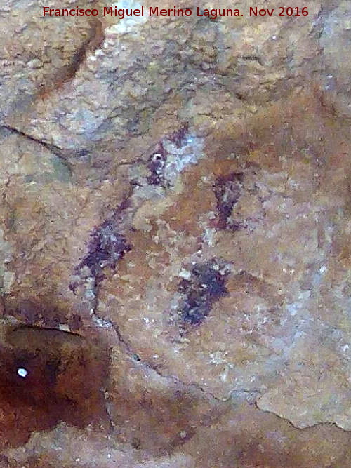 Pinturas rupestres de las Cuevas del Curro Abrigo III - Pinturas rupestres de las Cuevas del Curro Abrigo III. 